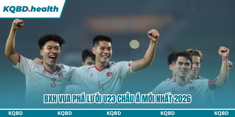 Cập nhật thứ hạng vua phá lưới tại giải U23 Châu Á 