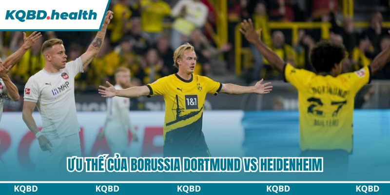 Lịch sử đối đầu phản ánh sức mạnh vượt trội của Borussia Dortmund.