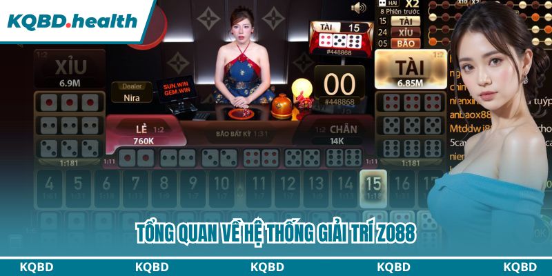 Tổng quan về hệ thống giải trí trực tuyến Zo88